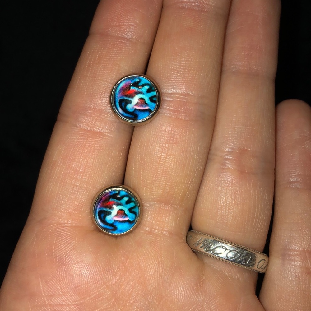 Lion king earrings